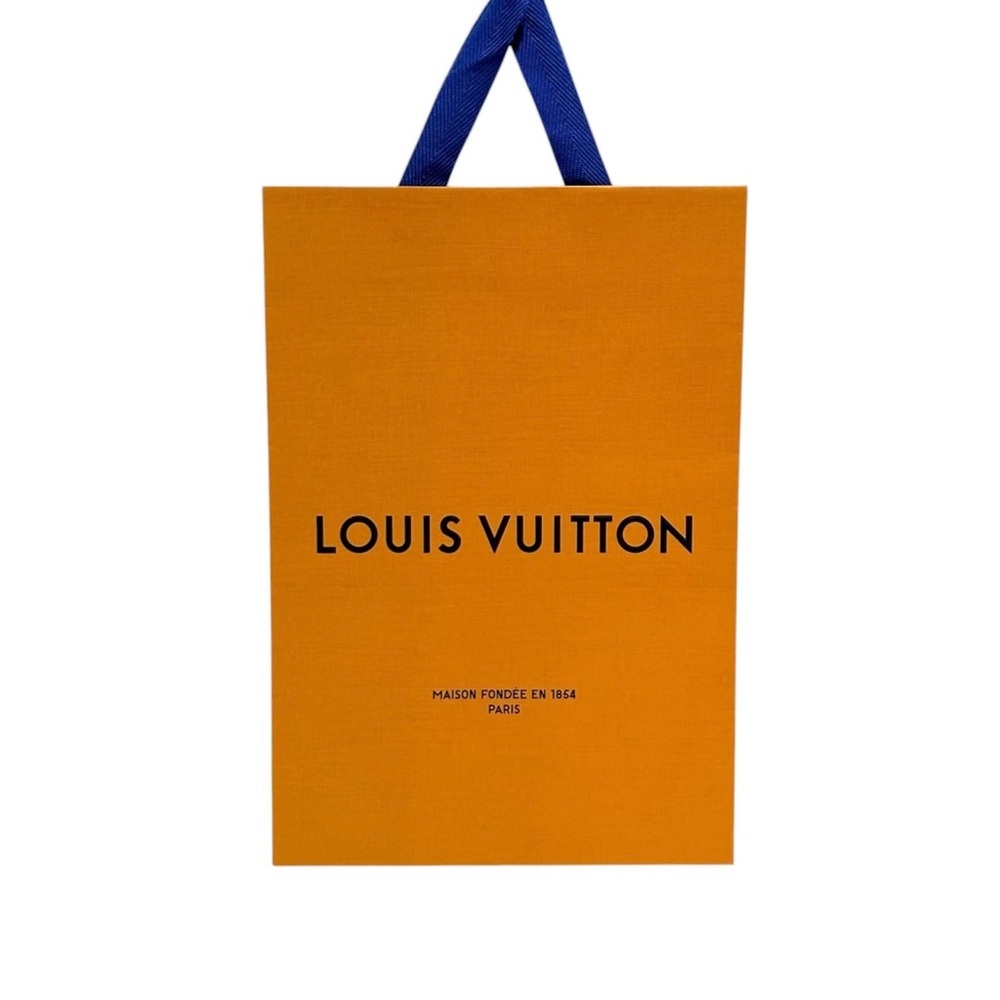 AUTHENTIC LOUIS VUITTON Gift bag Luxury Designer Presentation Orange Blue - Picture 1 of 10